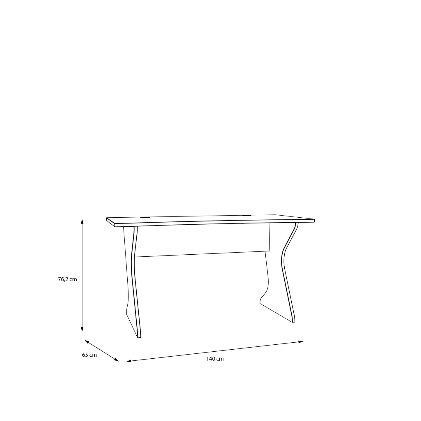 Biurko gamingowe BASESTAR202 - szałwia