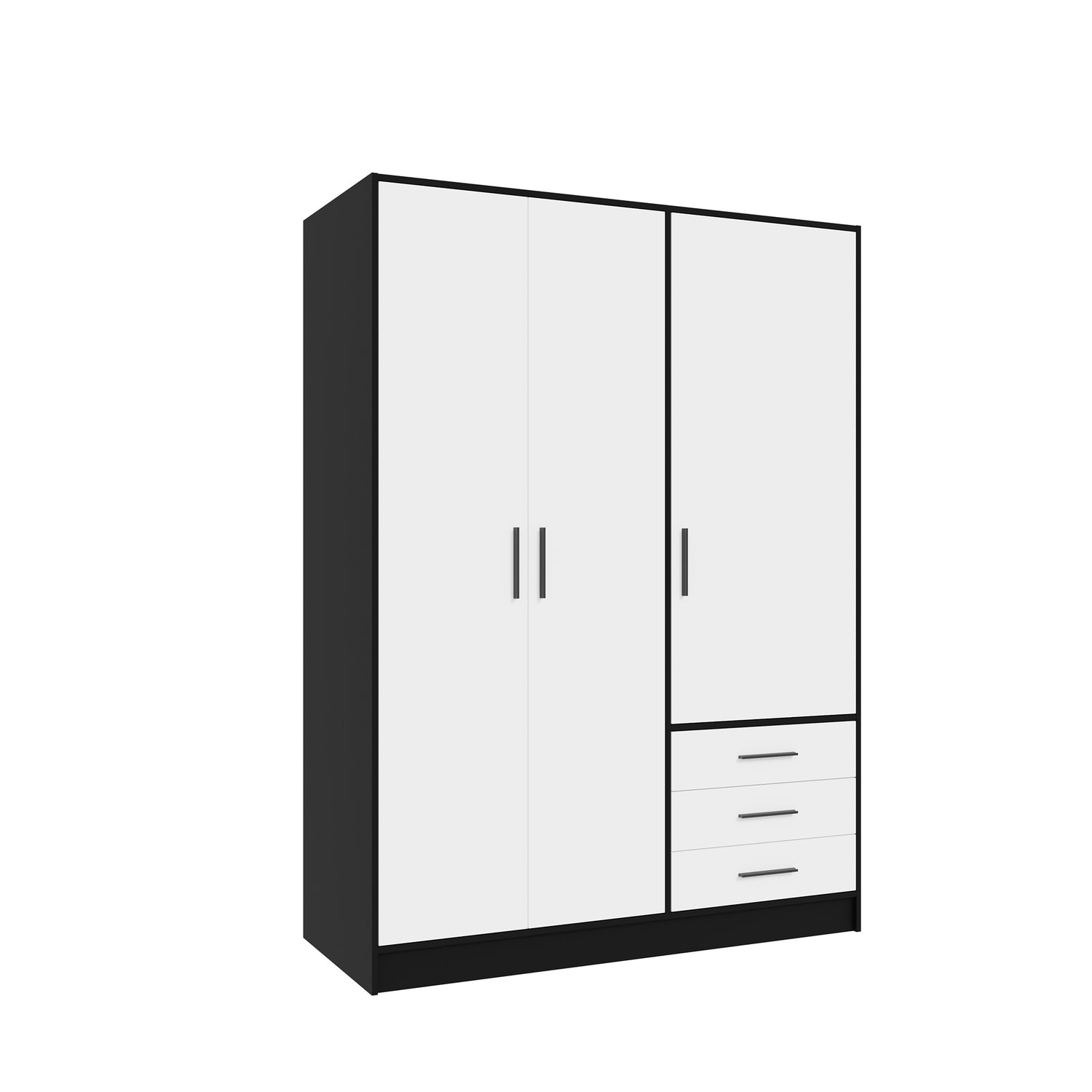 Czarno-biała szafa młodzieżowa