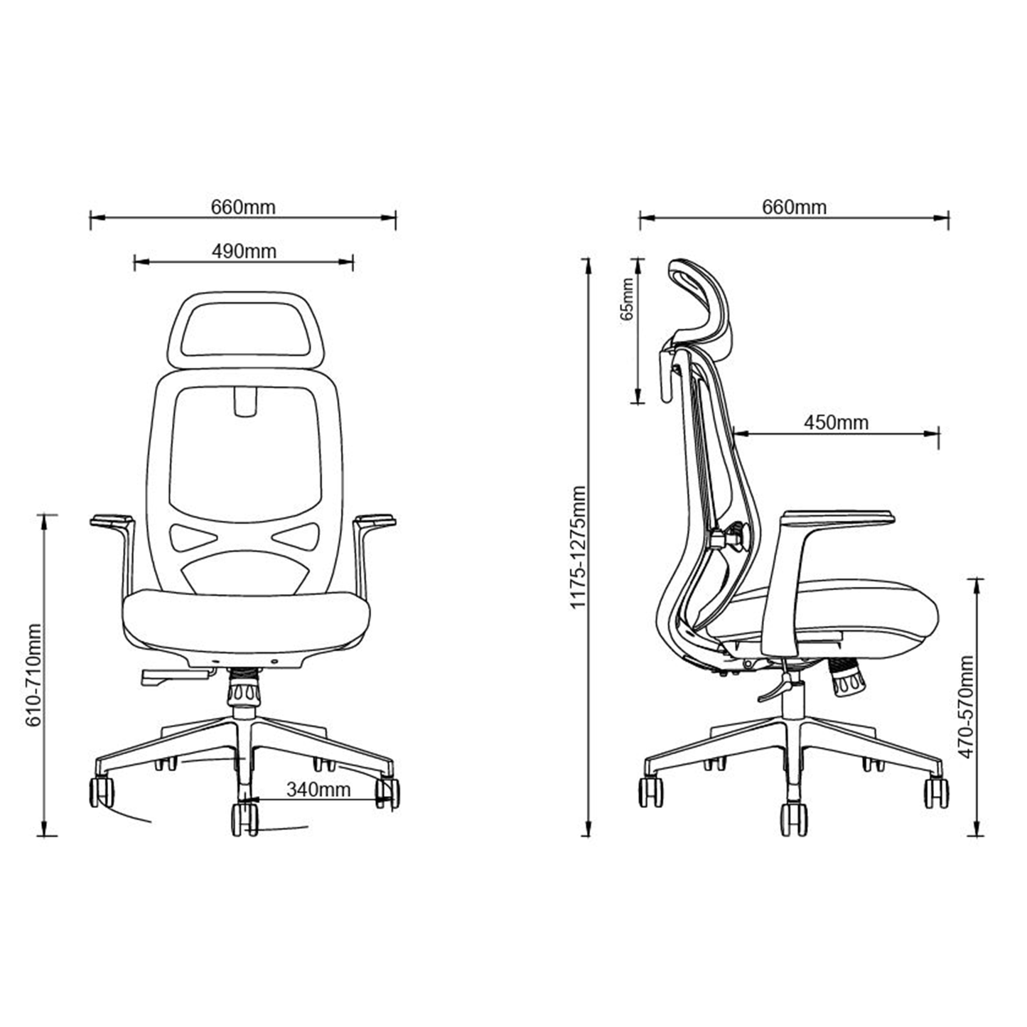 Fotel ergonomiczny SPACEDUST302