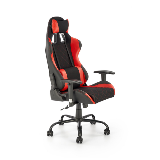 Fotel gamingowy NOVACHAIR201 czarno-czerwony