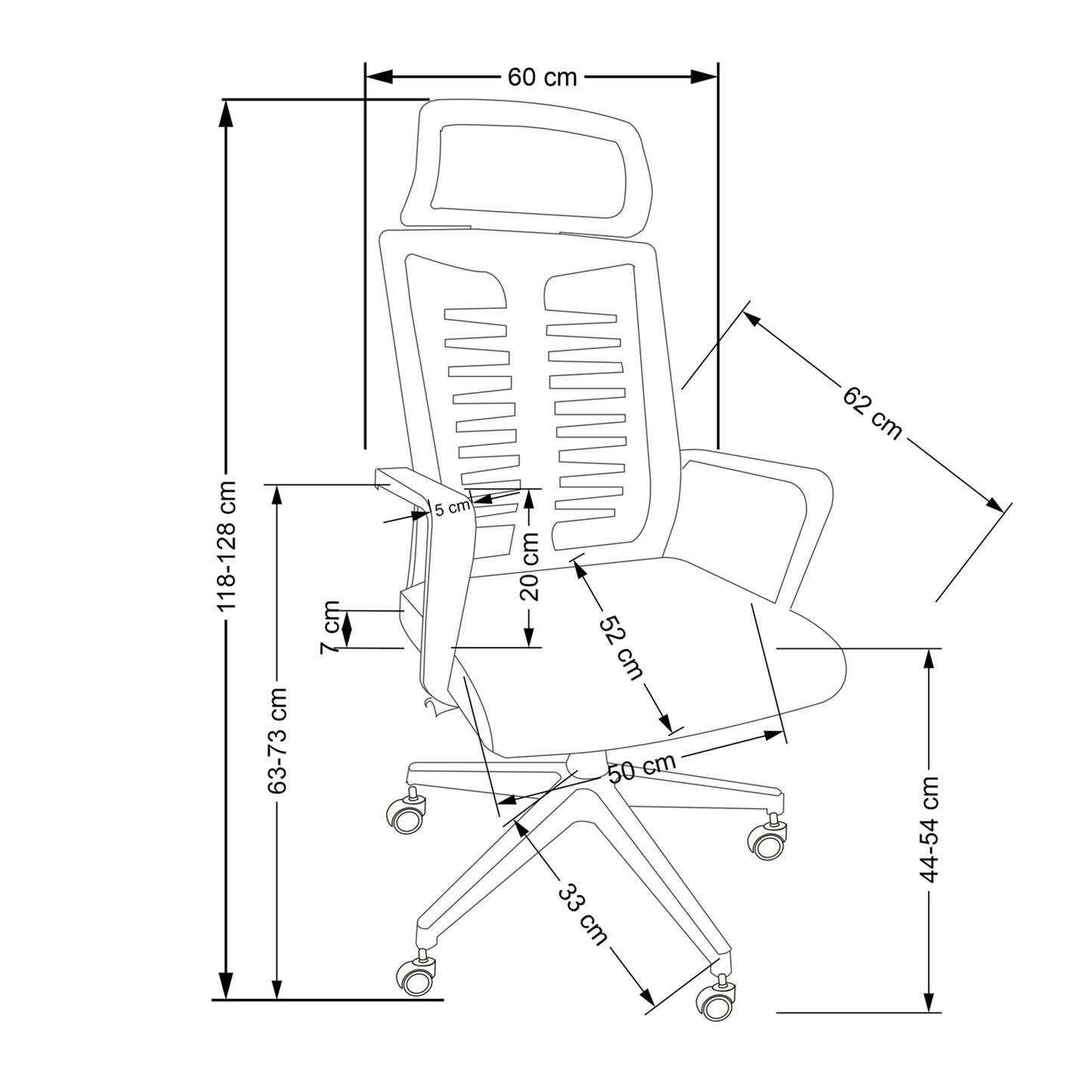 Fotel SPACEDUST203 - czarny