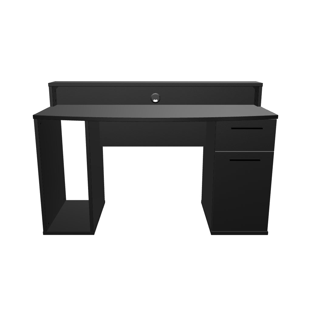 Biurko gamingowe SUPERNOVA219 LED - czarne