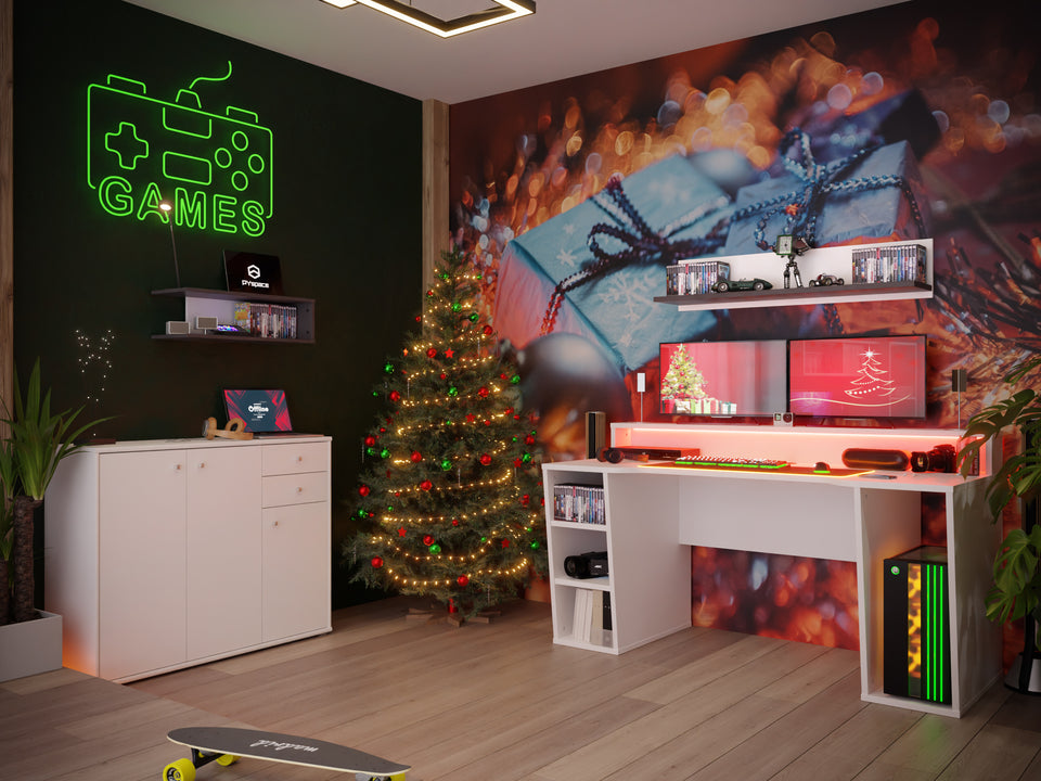 Świąteczny pokój gamingowy