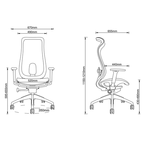 Fotel ergonomiczny SPACEDUST304