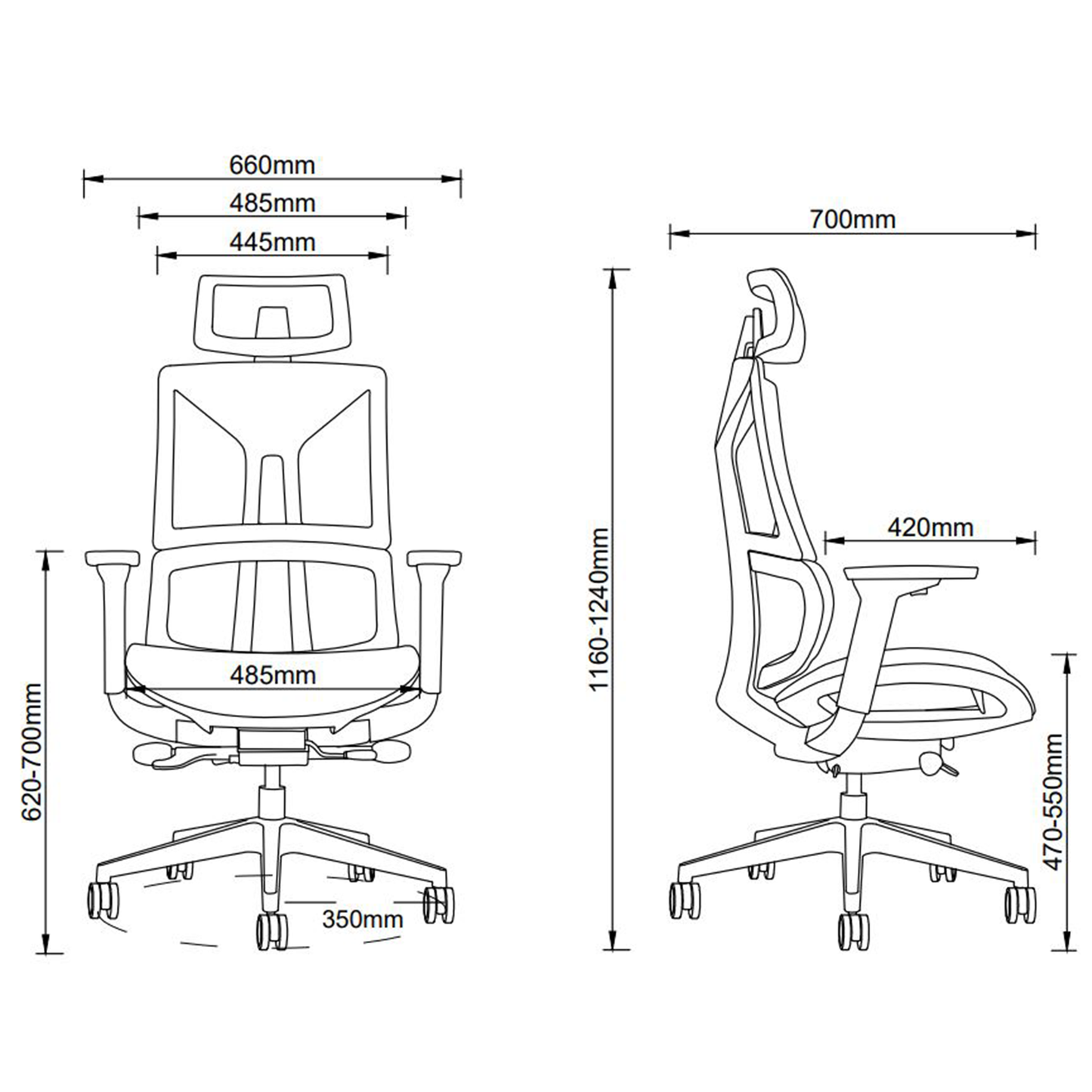 Fotel ergonomiczny SPACEDUST305
