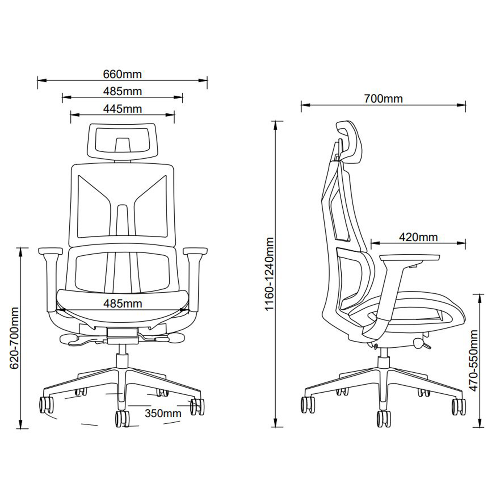 Fotel ergonomiczny SPACEDUST305