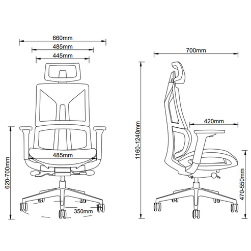 Fotel ergonomiczny SPACEDUST305