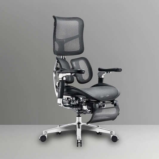 Fotel biurowy ergonomiczny V-KINETIC - czarny