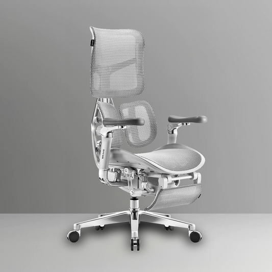 Fotel biurowy ergonomiczny V-KINETIC - szary