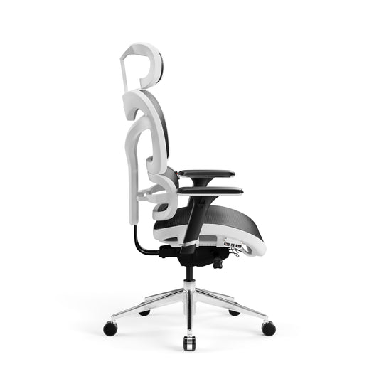 Fotel ergonomiczny DIABLO V-COMMANDER biało-czarny