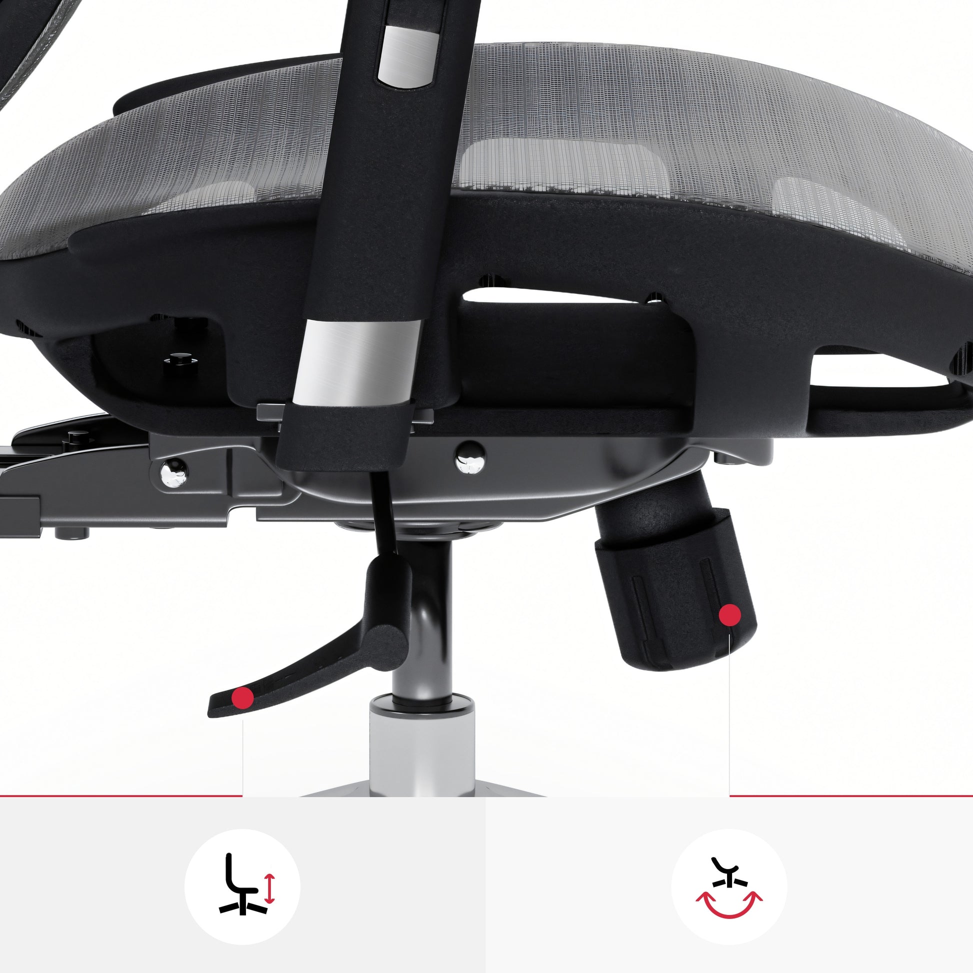 Fotel ergonomiczny DIABLO V-BASIC szaro-czarny