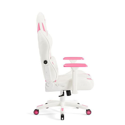 Fotel gamingowy Diablo X-Ray 2.0 - biało-różowy