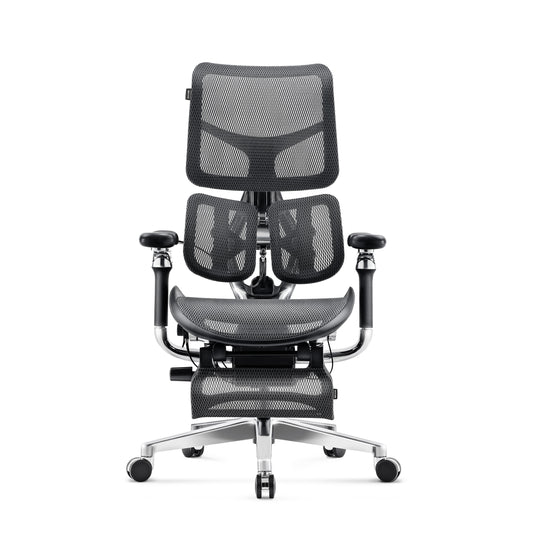 Fotel biurowy ergonomiczny V-KINETIC - czarny