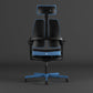 Fotel gamingowy XILIUM G Blue Edition - tył