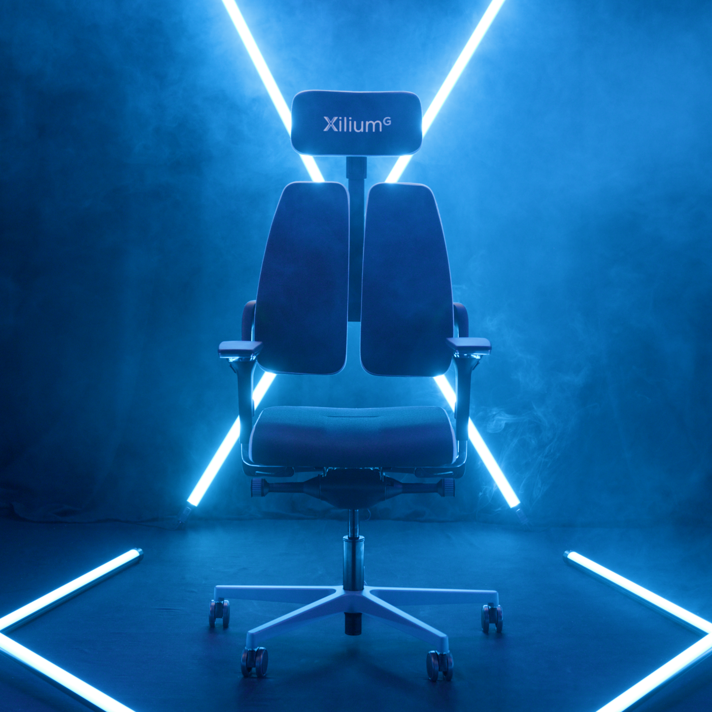 Fotel gamingowy XILIUM G Blue Edition